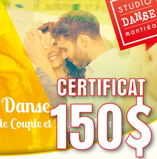 150$ Certificat-Cadeau (taxes Incluses)