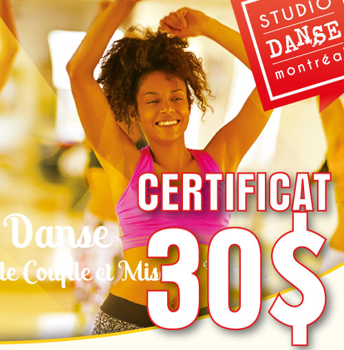 30$ Certificat-Cadeau (taxes Incluses)
